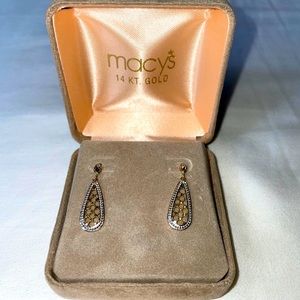 Macy’s drop earrings